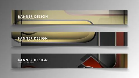 Set the banner abstract background. Rectangular, round in brick and stone col Illustrazione stock