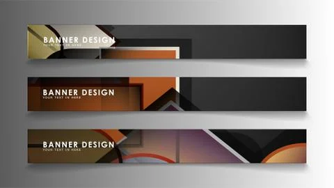 Set the banner abstract background. Rectangular, round in brick and stone col Stock Illustration