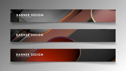 Set the banner abstract background. Rectangular, round in brick and stone col Stock Illustration