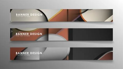 Set the banner abstract background. Rectangular, round in brick and stone col Stock Illustration