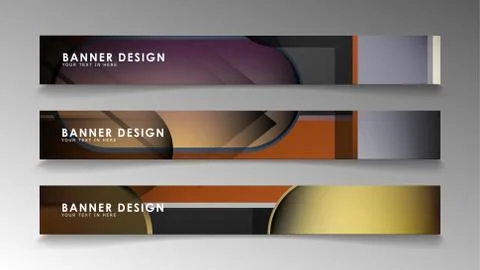Set the banner abstract background. Rectangular, round in brick and stone col Stock Illustration