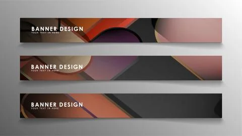 Set the banner abstract background. Rectangular, round in brick and stone col Illustrazione stock