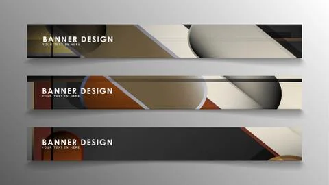 Set the banner abstract background. Rectangular, round in brick and stone col Stock Illustration