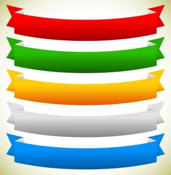 Set of banner backgrounds with blank space for your message. Editable vector Stock Illustration