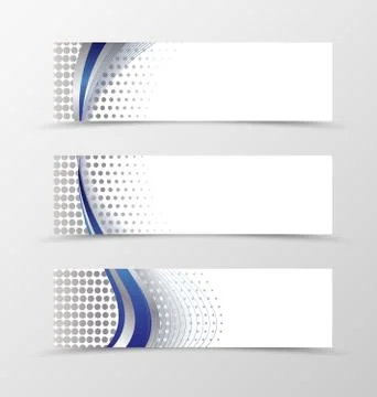 Set of banner design Stock Illustration