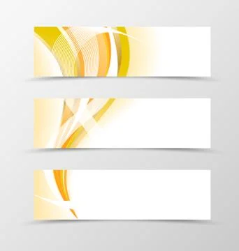Set of banner Stock Illustration