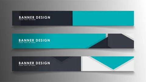 Set of banner templates with abstract background. Modern vector banners with  Ilustración de archivo