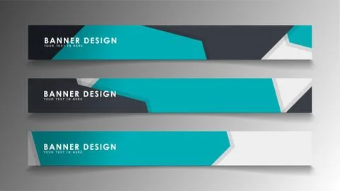 Set of banner templates with abstract background. Modern vector banners with  Ilustración de archivo