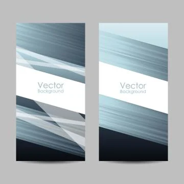 Set of banners with abstract striped background. Illustrazione stock
