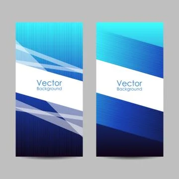 Set of banners with abstract striped background. Stock Illustration