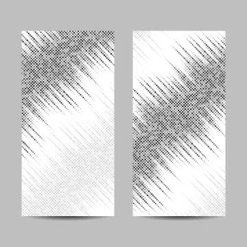 Set of banners with dots. Vector illustration Stock Illustration