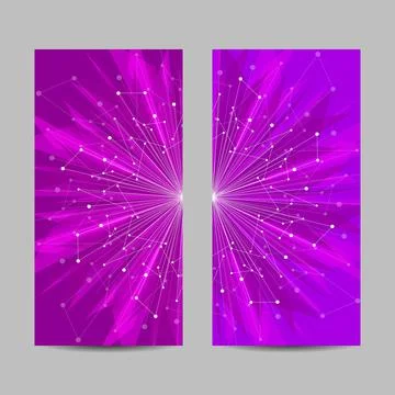 Set of banners with the geometric pattern Stock Illustration