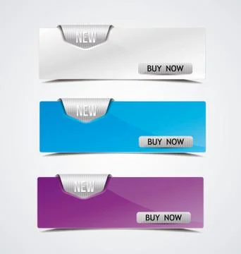 Set banners Stock Illustration