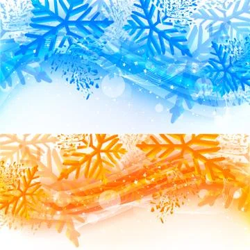 Set of banners Stock Illustration