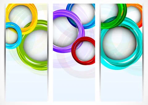 Set of banners Stock Illustration