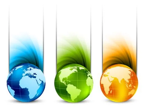 Set of banners Stock Illustration