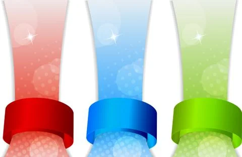 Set of banners Illustrazione stock