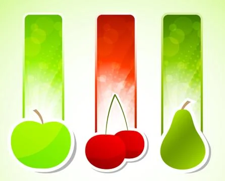 Set of banners Stock Illustration