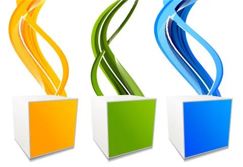 Set of banners Stock Illustration