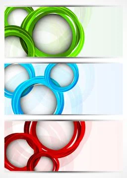 Set of banners Stock Illustration
