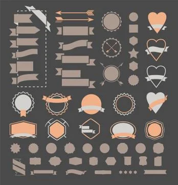 Set of banners Stock Illustration