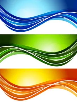 Set of banners Stock Illustration