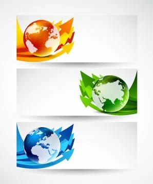 Set of banners Stock Illustration