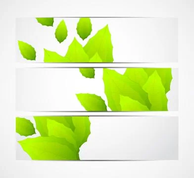 Set of banners Stock Illustration