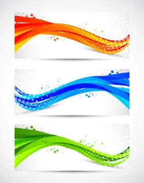 Set of banners Stock Illustration