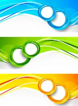 Set of banners Stock Illustration