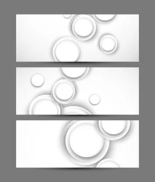 Set of banners Stock Illustration