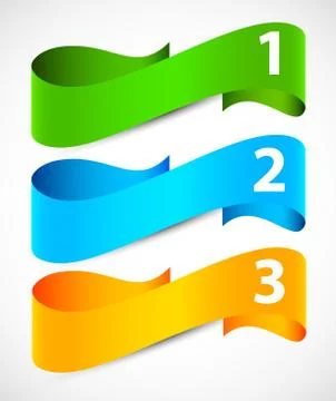 Set of banners Stock Illustration