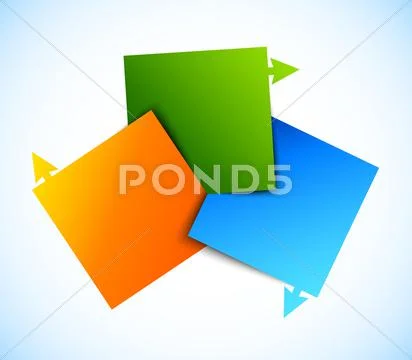 Set of  banners Illustrazione stock
