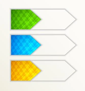 Set of banners Stock Illustration