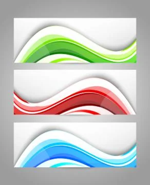 Set of banners Stock Illustration