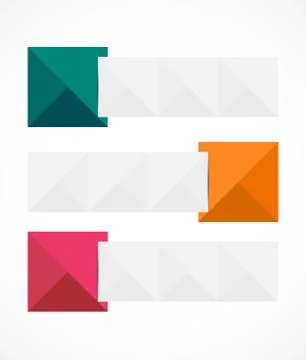 Set of banners Stock Illustration