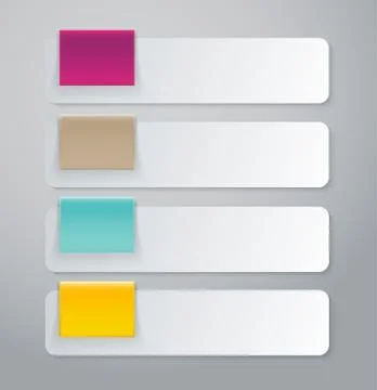 Set of banners Stock Illustration