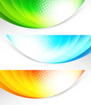 Set of banners Stock Illustration