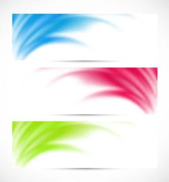 Set of banners Stock Illustration