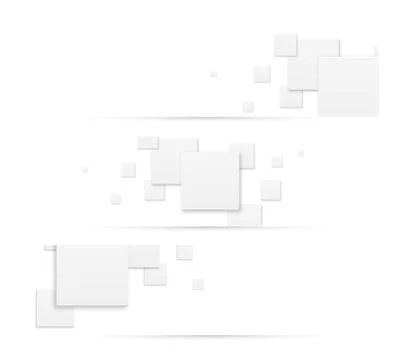 Set of banners Stock Illustration