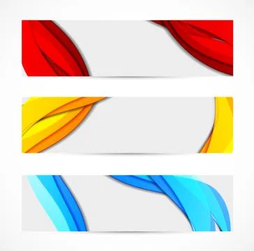 Set of banners Stock Illustration