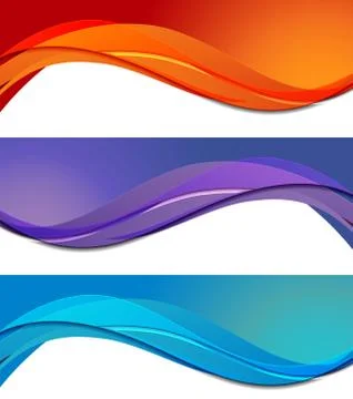 Set of banners Stock Illustration