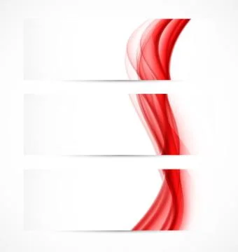 Set of banners Stock Illustration