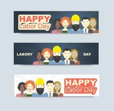 A set of banners Stock Illustration