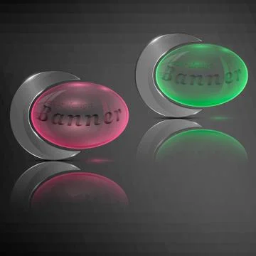 Set of banners Stock Illustration