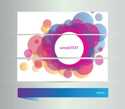 Set of banners with vector  elements Stock Illustration