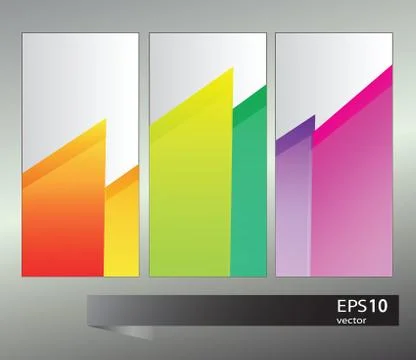 Set of banners with vector  elements 스톡 일러스트