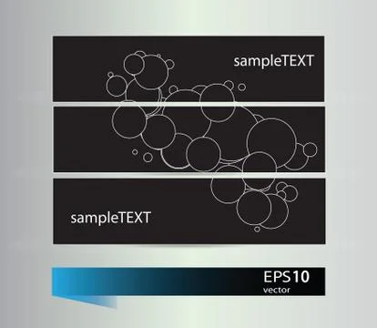 Set of banners with vector  elements イラスト素材