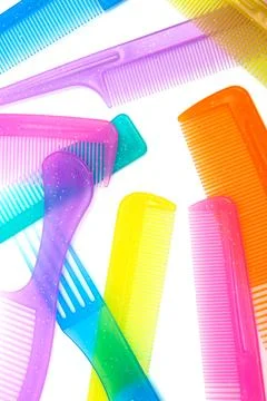 Set of beautiful comb Stock Photos