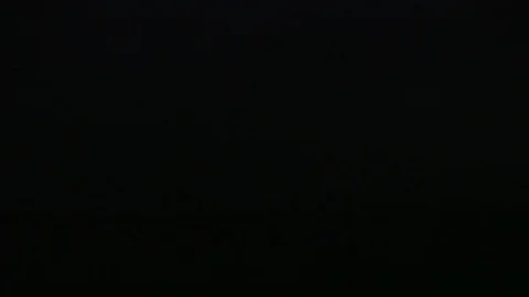 Set of beautiful lightning strikes on black background. Electrical Storm Stock Footage 115669203